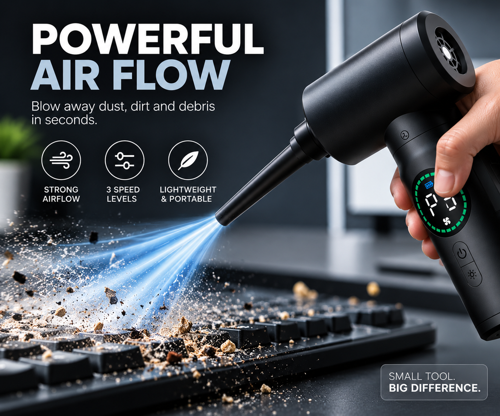Effortly  2-in-1 Air Duster & Vaccume